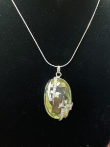 Lemony Citrine Silver Pendant 33